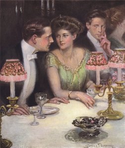 Die einzigen zwei beim Abendessen von Clarence F. Underwood