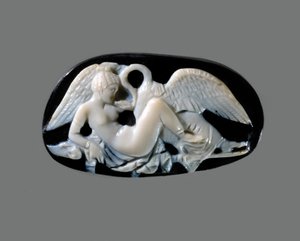 Leda und der Schwan Kamee, 3. Jh. n. Chr. von Classical Antiquities