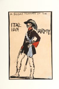 Eine kurze Geschichte der italienischen Armee, 1917 von Claud Lovat Fraser