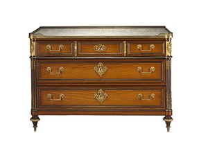 Kommode, Beschläge im Stil von Pierre Joseph Désiré Gouthière von Claude Charles Saunier