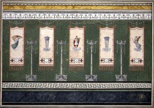 Entwurf für Empire-Wanddekoration von Claude Amie Chenavard