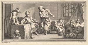 Der Sklavenhändler, 1746-47 von Claude Augustin Duflos
