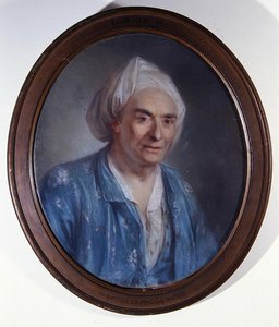 Porträt von Denis Diderot (1713-84) ca. 1763 von Claude Bornet