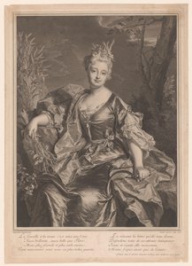 Porträt von Marguerite Henriette de La Briffe Le Bret als Ceres