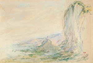 Die Felsen bei Étretat bei Ebbe von Claude Emile Schuffenecker