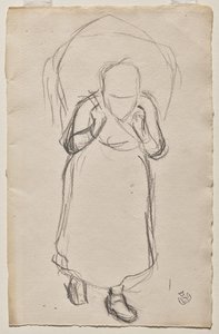 Studie für Seetangsammler, Yport von Claude Emile Schuffenecker