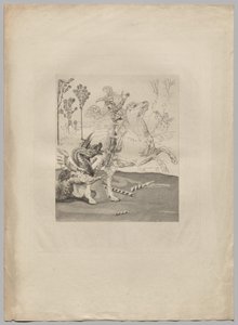 St. Georg und der Drache (1) von Claude Ferdinand Gaillard