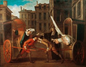 „Die zwei Kutschen“, ca. 1707