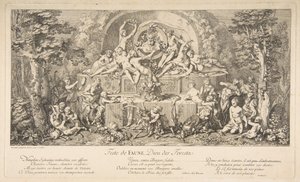 Das Fest des Fauns von Claude Gillot