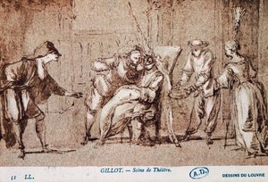 Theateraufführung von Claude Gillot