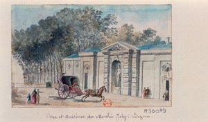 Claude Henri Watelet - Hof und Küchen der Moulin Joly