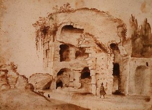 Eine Ruine auf dem Palatin