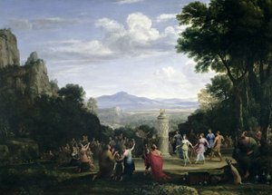 Die Anbetung des Goldenen Kalbes von Claude Lorrain (1600 82)