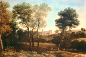 Landschaft mit Schloss