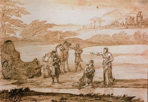 St. Philipp tauft den Eunuchen, 1677 von Claude Lorrain