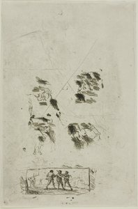 Studie für eine Szene mit Briganten von Claude Lorrain