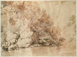 Studie für eine Landschaft von Claude Lorrain