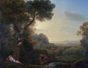 Landschaft mit Narziss und Echo