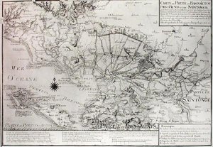 Karte von Bas Poitou, Aunis und Saintonge mit den Sümpfen der Bucht von Aiguillon, 1716