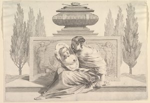 Allegorie zu Ehren von Anna von Österreich, ca. 1643 von Claude Mellan