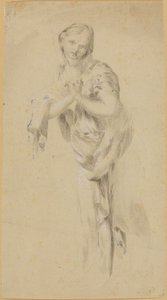 Büßende Magdalena von Claude Mellan