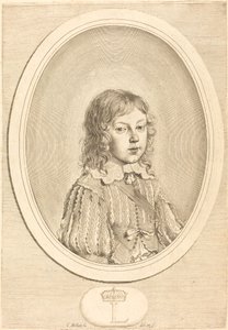 Ludwig XIV. als Junge von Claude Mellan