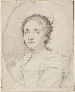 Porträt der Virginia de Vezzo da Velletri von Claude Mellan
