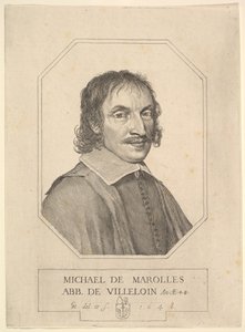 Porträt von Michel de Marolles, 1648