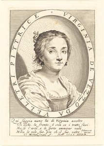 Virginia da Vezzo von Claude Mellan
