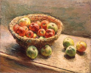 Eine Schale Äpfel von Claude Monet