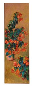 Rote Azaleen im Topf von Claude Monet