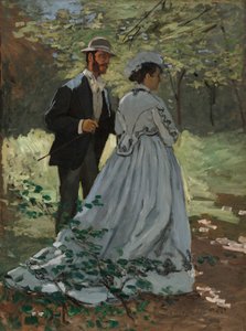 Bazille und Camille (Studie für "Frühstück im Grünen")