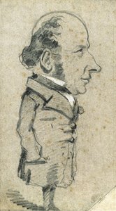 Karikatur von Eugène Marcel von Claude Monet