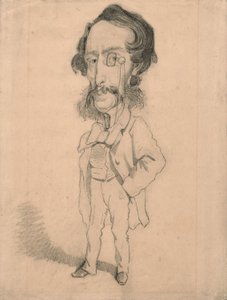 Karikatur von Mario Uchard, ca. 1858