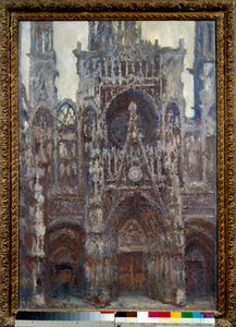 Kathedrale von Rouen, das Portal, braune Harmonie von Claude Monet