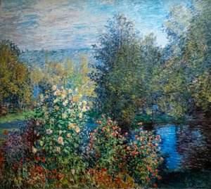 Ecke des Gartens in Montgeron von Claude Monet