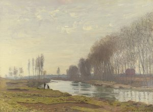 Flussarm der Seine bei Argenteuil von Claude Monet