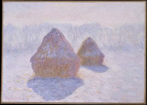 Heuhaufen (Schnee- und Sonneffekt)