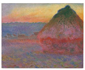 Heuhaufen, Rosa und Blaue Eindrücke, 1891