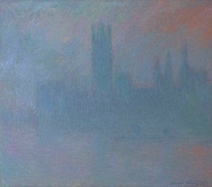 Häuser des Parlaments im Nebel 1903 von Claude Monet