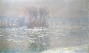 Eis bei Bennecourt, 1898 von Claude Monet