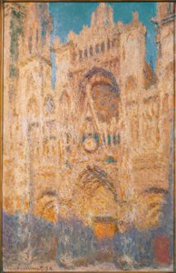 Die Kathedrale von Rouen von Claude Monet