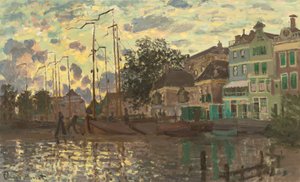 Le Dam in Zaandam, am Abend