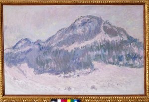 Der Mont Kolsaas in Norwegen (Mont Kolsaas, rosa Reflexe) von Claude Monet