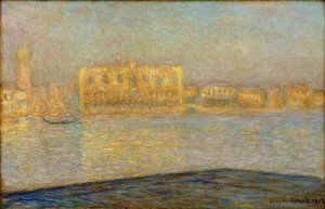Der Dogenpalast von San Giorgio Maggiore aus gesehen