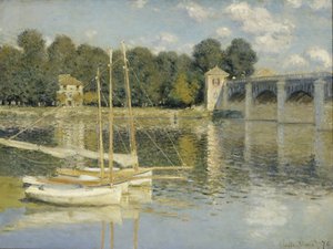 Die Brücke von Argenteuil von Claude Monet