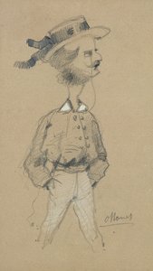 Mann mit Strohhut, 1857