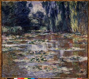 Kleine Brücke in Giverny Gemälde von Claude Monet 1905