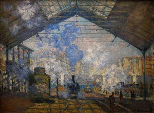 Bahnhof Saint-Lazare von Claude Monet