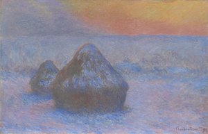 Getreidehaufen von Claude Monet